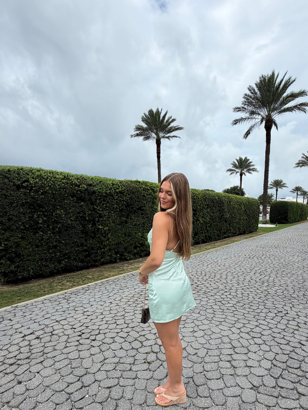 Coastal Crush Satin Mini Dress