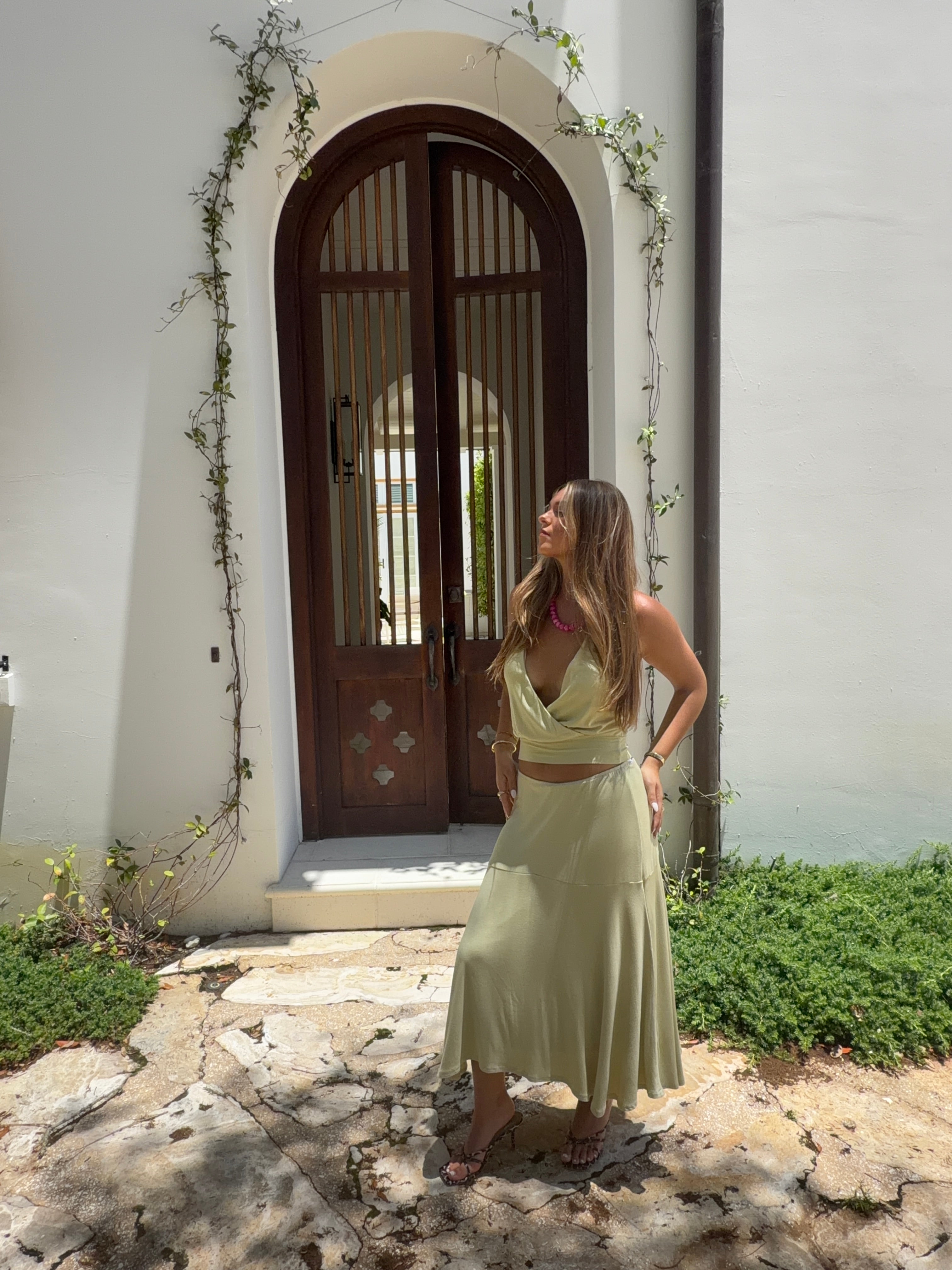Seafoam Maxi Skirt