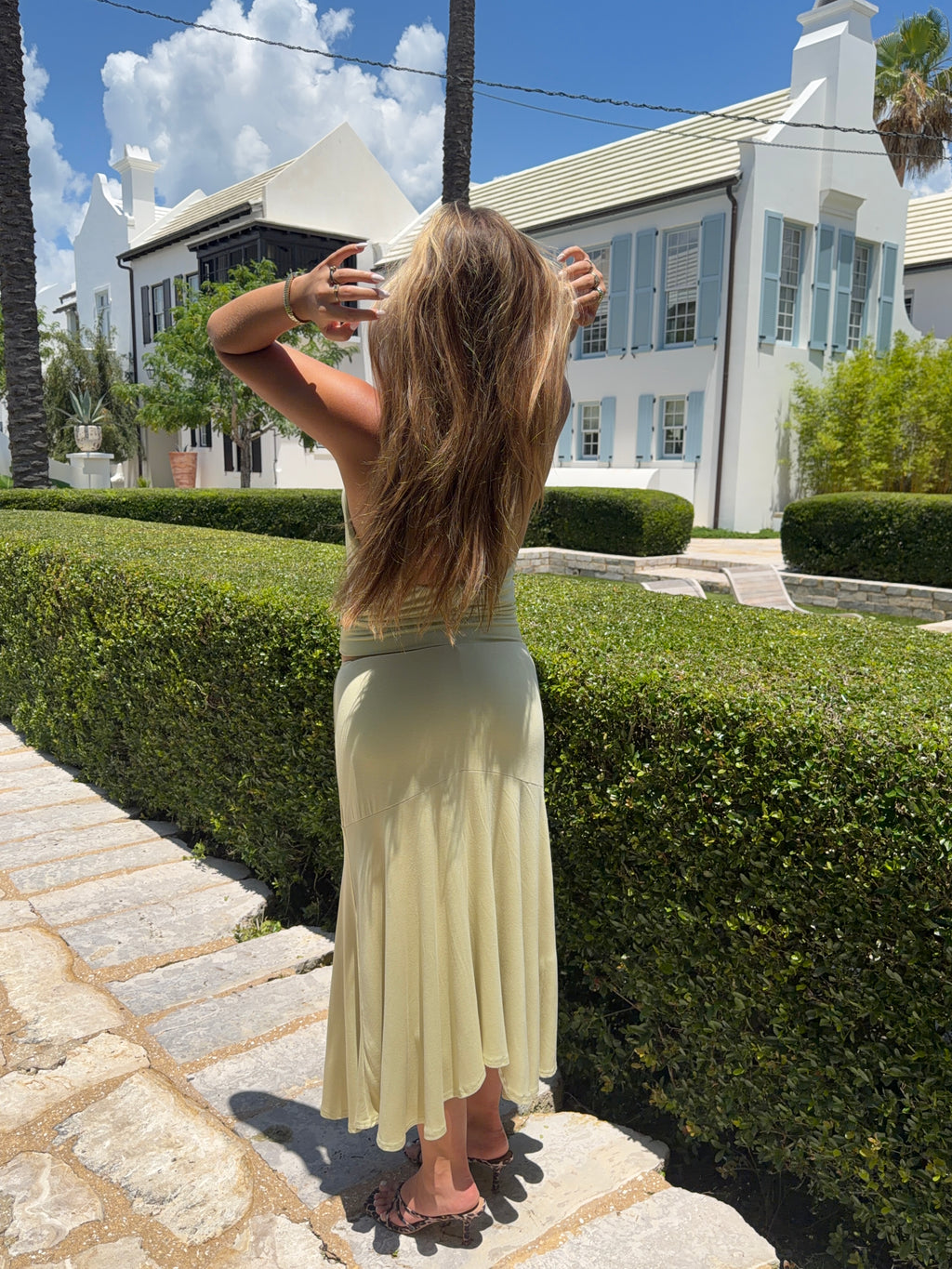 Seafoam Maxi Skirt