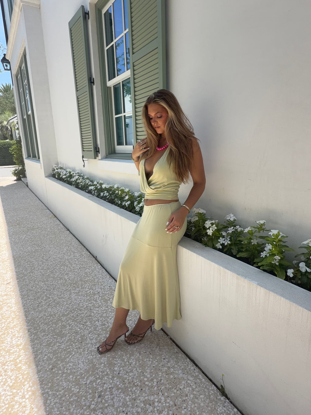 Seafoam Maxi Skirt